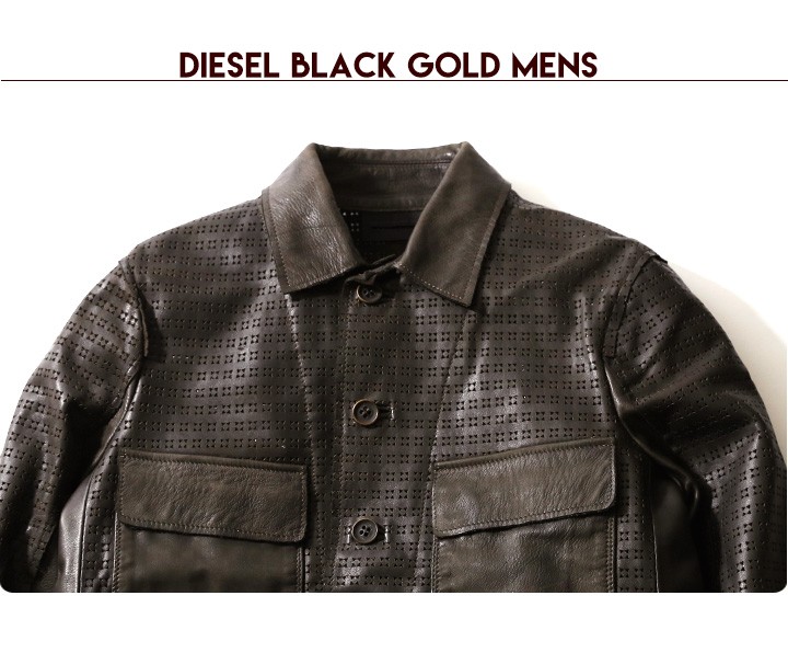 ディーゼルブラックゴールド DIESEL BLACK GOLD レザージャケット メンズ 馬革 本革 ホースハイド パンチングレザー LASKILLO  :die-m-o-74-342:買っCiao!トゥット トゥット - 通販 - Yahoo!ショッピング