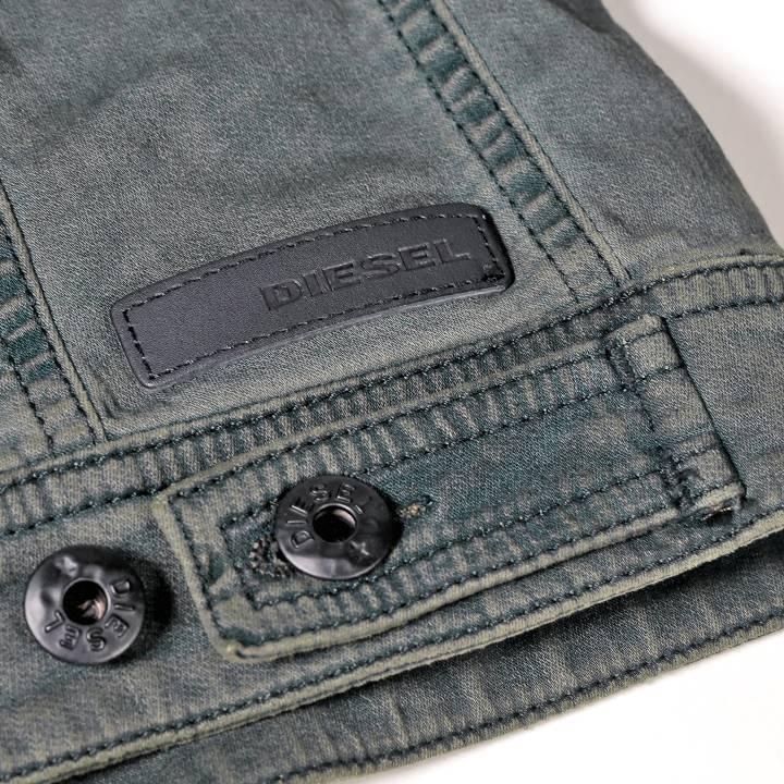 DIESEL ELSHAR-NE ジョグジーンズデニムジャケット Gジャン　L DIESEL（ディーゼル） スウェットデニムジャケット メンズ