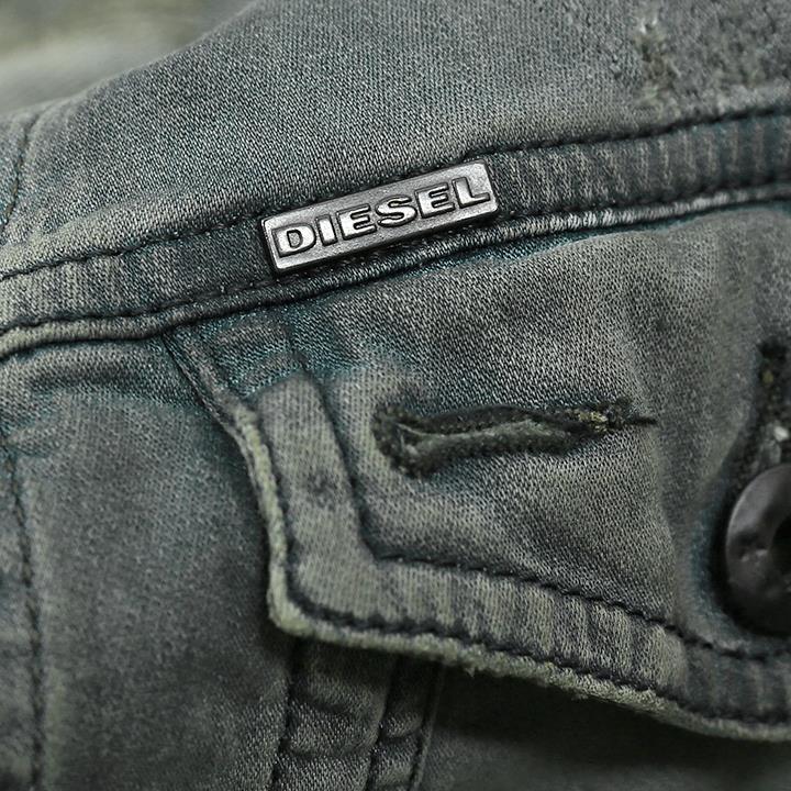DIESEL ディーゼル スウェットデニムジャケット メンズ