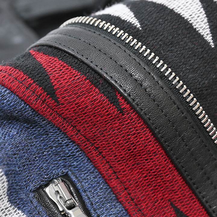 DIESEL ディーゼル ウール ライダース コート モザイク ブラック DIESEL ディーゼル ウール ライダース コート モザイク ブラック