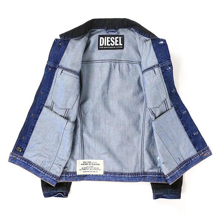 ディーゼル DIESEL デニムジャケット メンズ コーティング加工