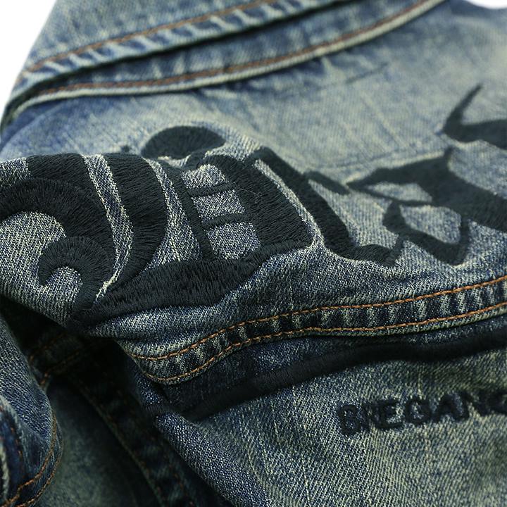 DIESEL（ディーゼル） デニムジャケット メンズ ヴィンテージダメージ