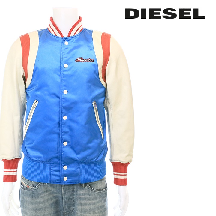 高級感 DIESEL スタジャン ボンバージャケット XL スタジャン