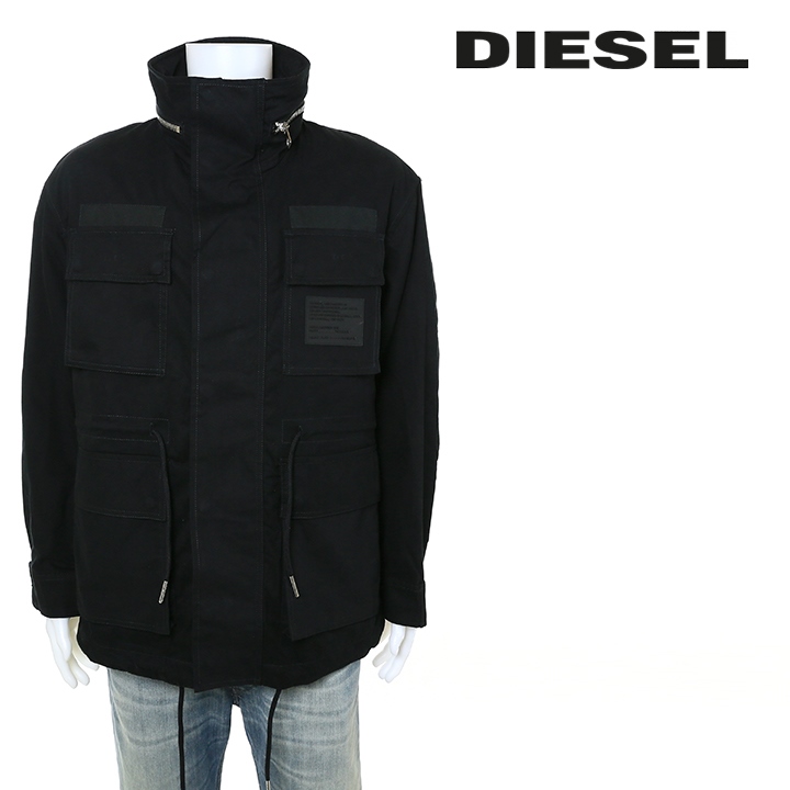 ディーゼル DIESEL ミリタリージャケット メンズ フード収納