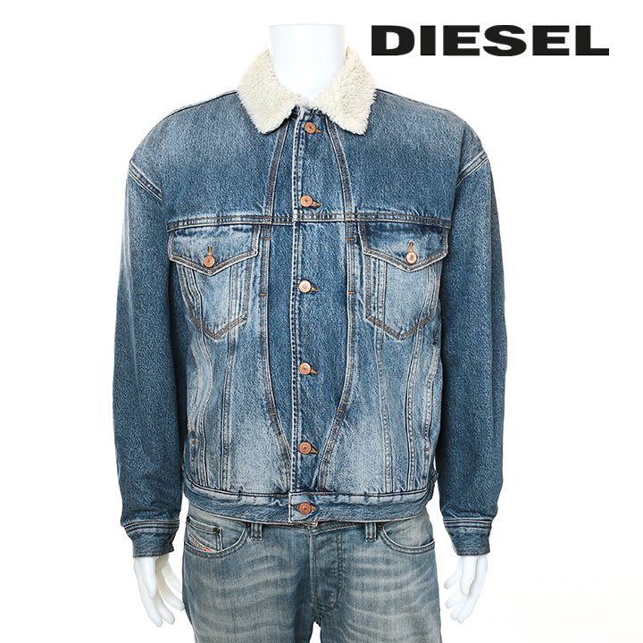 ディーゼル DIESEL 裏ボアデニムジャケット メンズ ヴィンテージ