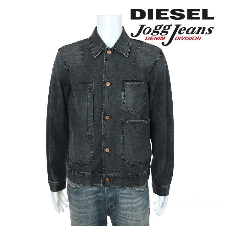 ディーゼル DIESEL デニムジャケット メンズ アシンメトリーポケット