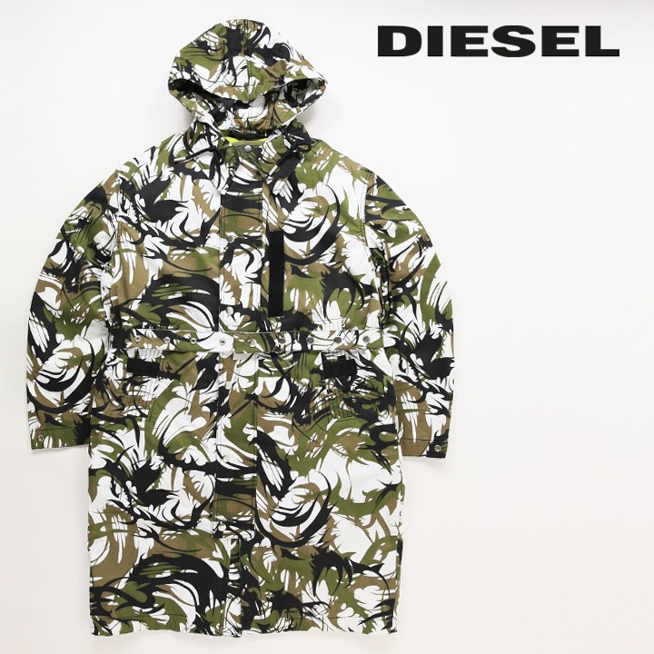 ディーゼル DIESEL 中綿ロングコート メンズ ライナーベスト付き