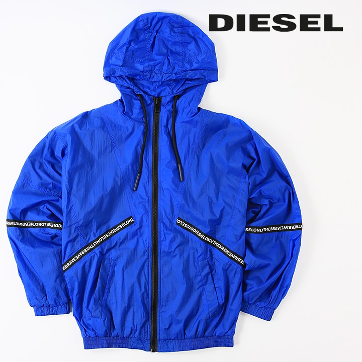 ディーゼル　フーテッドジップアップジャケット　ライトグリーン　サイズ10Ｙ DIESEL(ディーゼル)Kids & Junior フーディーパディング