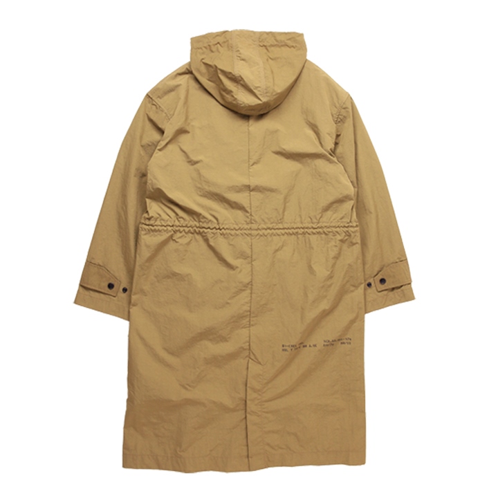 Diesel ナイロン ロングコート DIESEL ディーゼル フーデッドロングコート メンズ ワンポイントロゴ