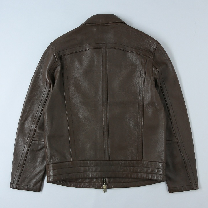 DIESEL（ディーゼル） ラムレザージャケット メンズ 羊革 本革 ジップ
