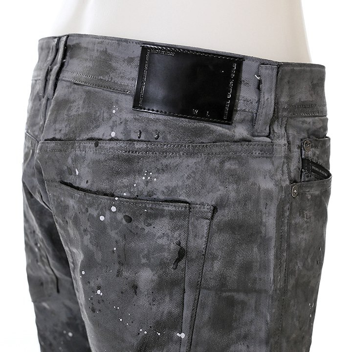 ディーゼルブラックゴールド DIESEL BLACK GOLD ジーンズ デニム パンツ メンズ コーティング加工 エクストラロングレングス  ストレッチ TYPE-2712