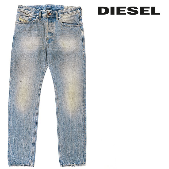 ディーゼル DIESEL ジーンズ デニム パンツ メンズ ヴィンテージ汚しユーズドダメージ加工 レギュラースリムテーパード BUSTER :  die-m-p-b8-019 : 買っCiao!トゥット トゥット - 通販 - Yahoo!ショッピング