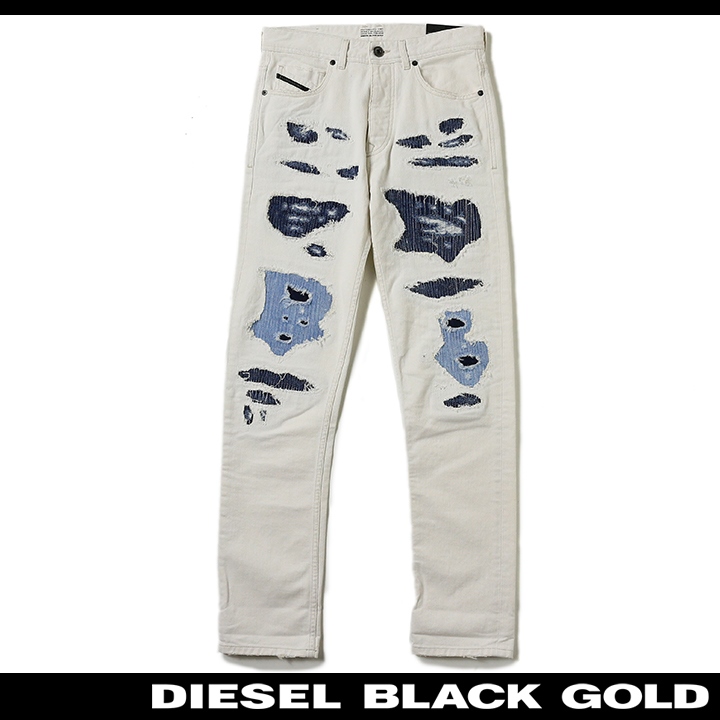 ディーゼルブラックゴールド DIESEL BLACK GOLD ホワイトデニム