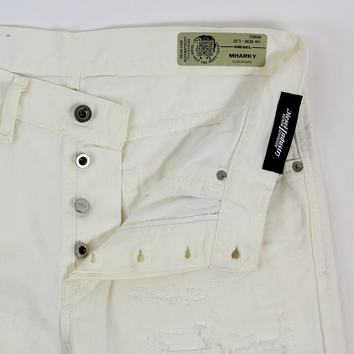 DIESEL ディーゼル ホワイトデニム ジーンズ パンツ メンズ