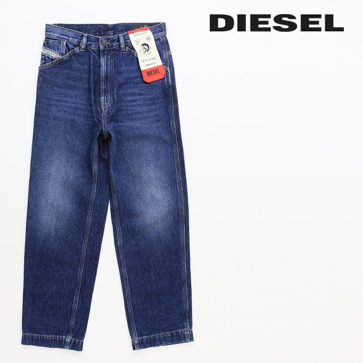 モーガン蔵人 DIESEL ワイド デニム D-SIRE ブラック W26L32