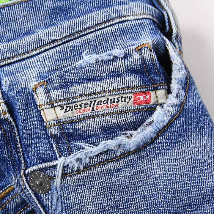 NE387さ@ DIESEL D-STRUKT ダメージ加工スリムデニム W30 Slim Jeans 2019 D-Strukt パンツ デニム ダメージ加工 L W30