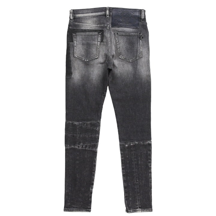 DIESEL（ディーゼル） ジーンズ ブラックデニム パンツ メンズ パッチ 