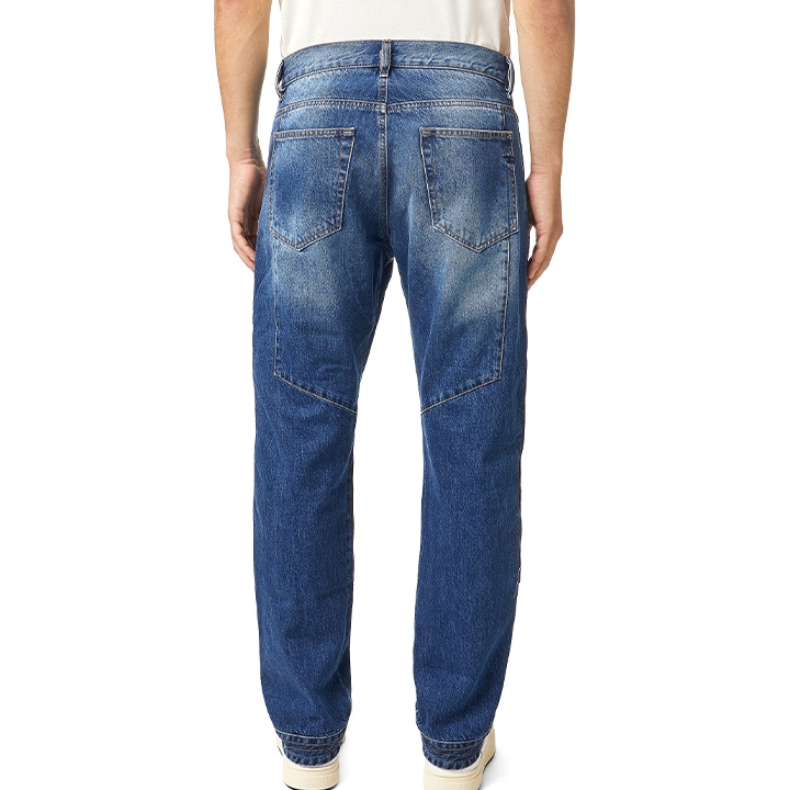 DIESEL（ディーゼル） ジーンズ デニム パンツ メンズ 羊革レザー切替