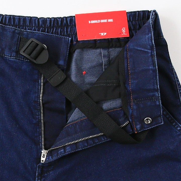 DIESEL ディーゼル KROOLEY-NE スウェットデニムパンツ W34 KROOLEY-NE-J JJJ Tapered Jeans - Krooley｜ブルー｜ボーイズ