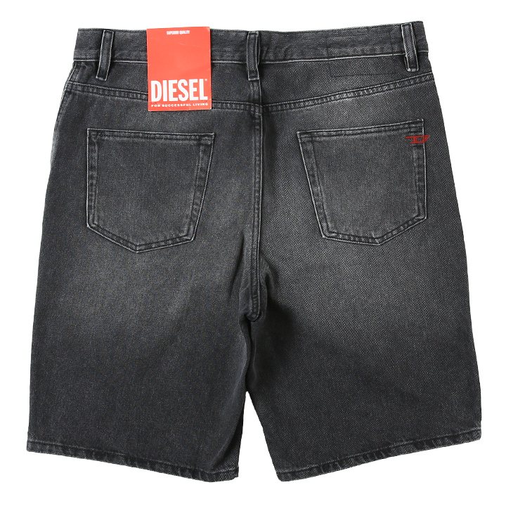DIESEL ディーゼル ブラックデニムショートパンツ ハーフパンツ