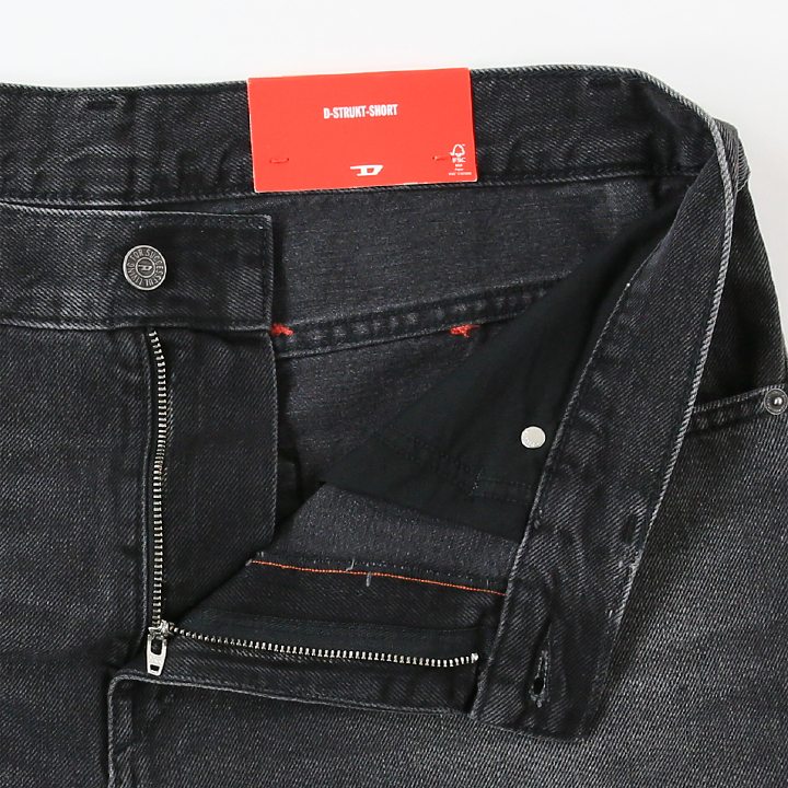 DIESEL ディーゼル ブラックデニムショートパンツ ハーフパンツ