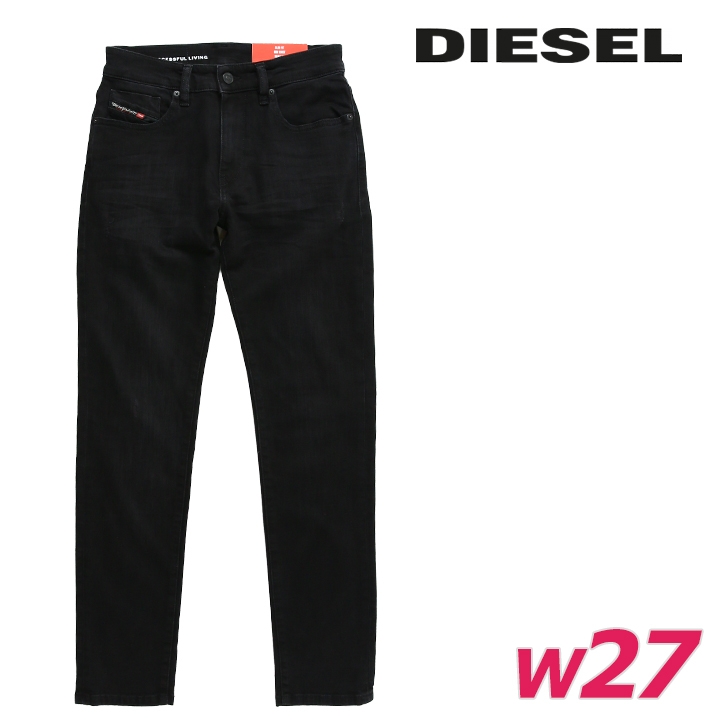 DIESEL ブラックデニムパンツ スリムフィット DIESEL（ディーゼル） ジーンズ ブラックデニム パンツ メンズ