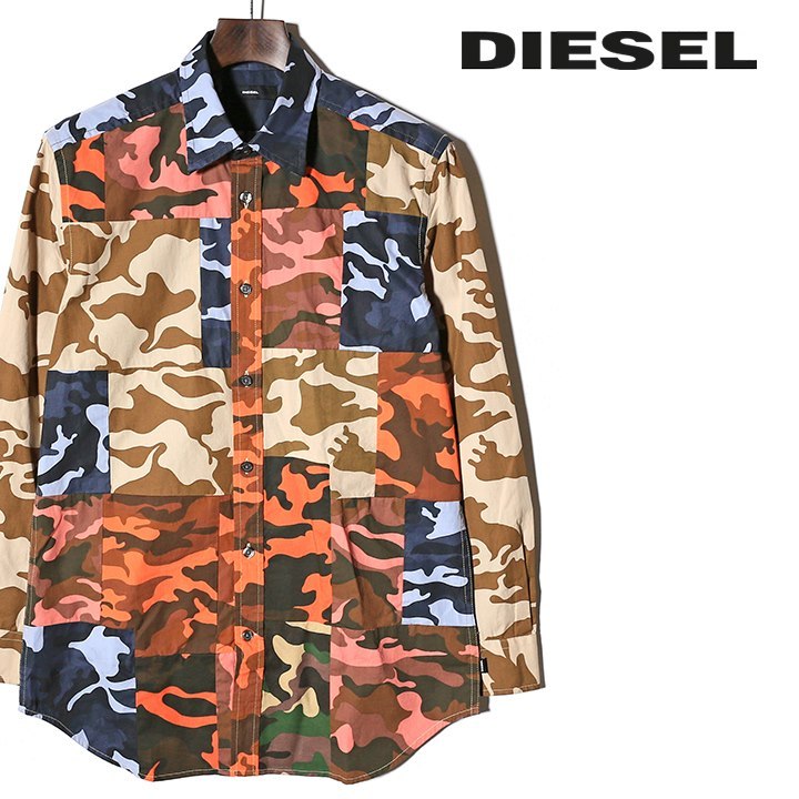 DIESEL◆長袖シャツ/M/--/マルチカラー/総柄/A12732 DIESEL([イリョウ/フクショク]ディーゼル) / 長袖シャツ/M
