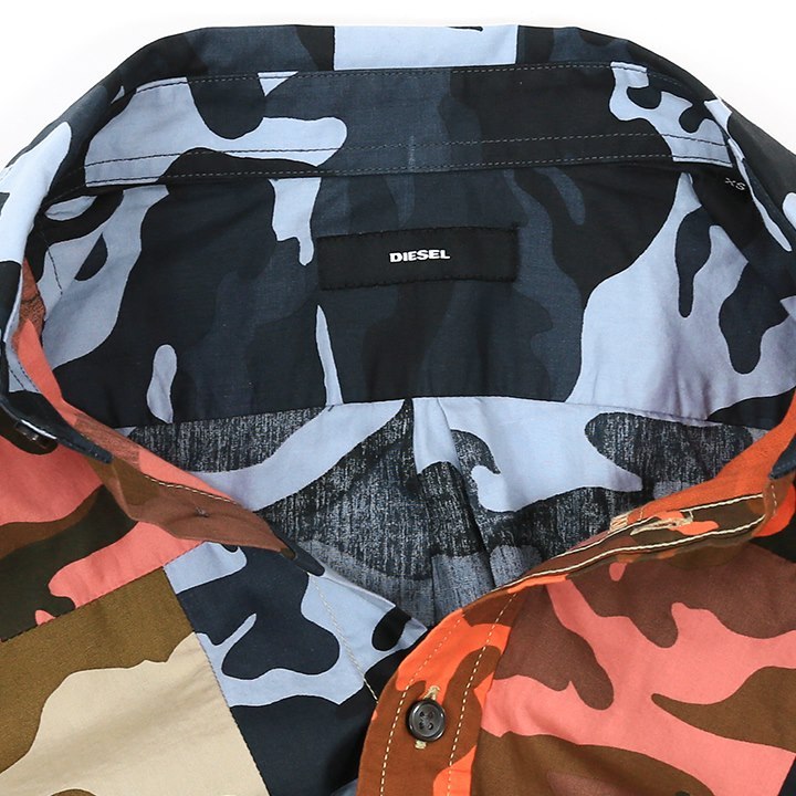 DIESEL◆長袖シャツ/M/--/マルチカラー/総柄/A12732 DIESEL([イリョウ/フクショク]ディーゼル) / 長袖シャツ/M