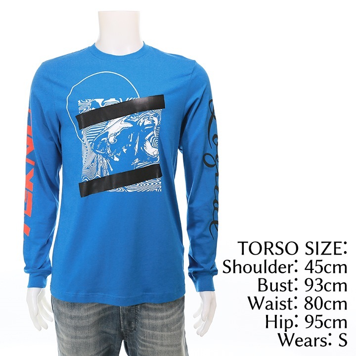 DIESEL ディーゼル 長袖Tシャツ ロンT メンズ クルーネック ロゴ
