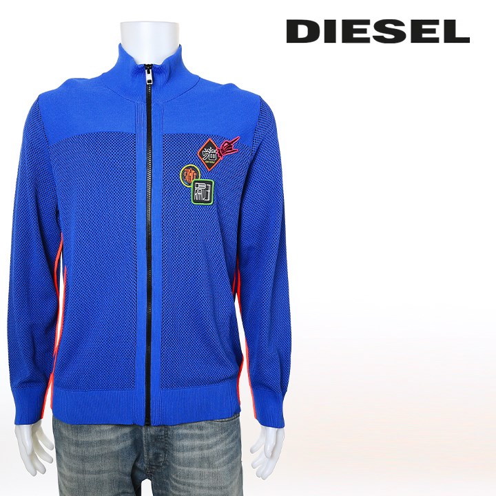 ディーゼル DIESEL ニットジャケット メンズ ワッペン装飾 長袖 メッシュデザイン ジップアップ K-TRAFFIC  :die-m-t-c4-240:買っCiao!トゥット トゥット - 通販 - Yahoo!ショッピング