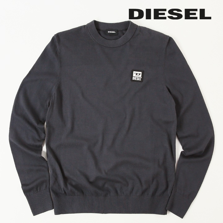 DIESEL ディーゼル コットンニットセーター メンズ ワンポイント
