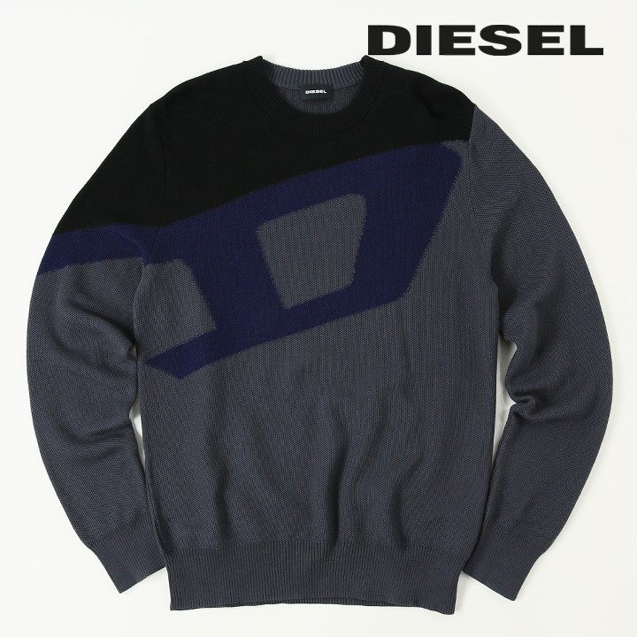 DIESEL コットンニット　サイズS DIESEL（ディーゼル） コットンニットセーター メンズ ビッグロゴ