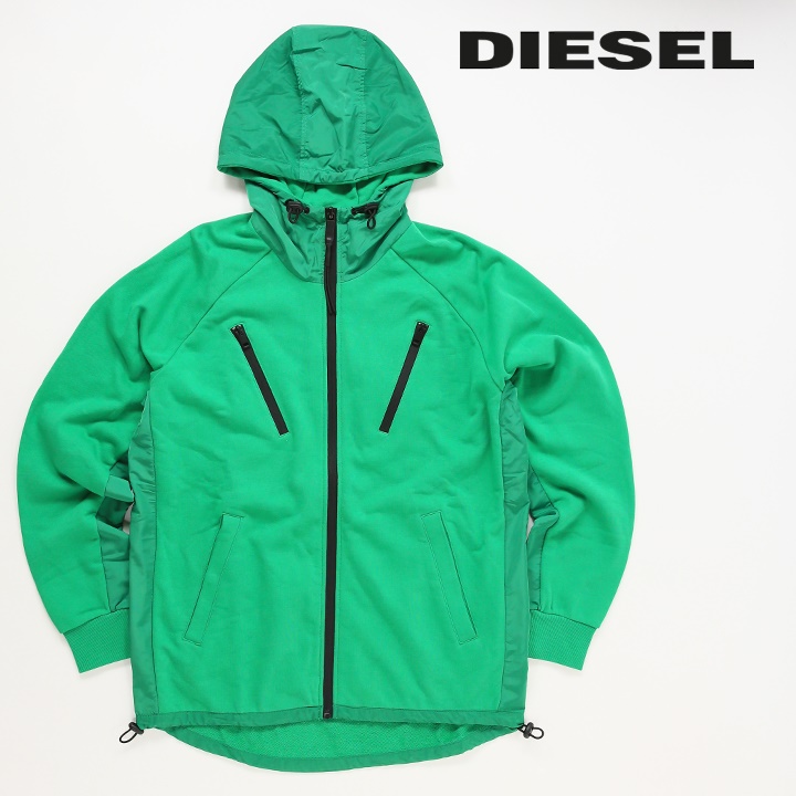 ディーゼル DIESEL スウェットパーカー メンズ バックラバー