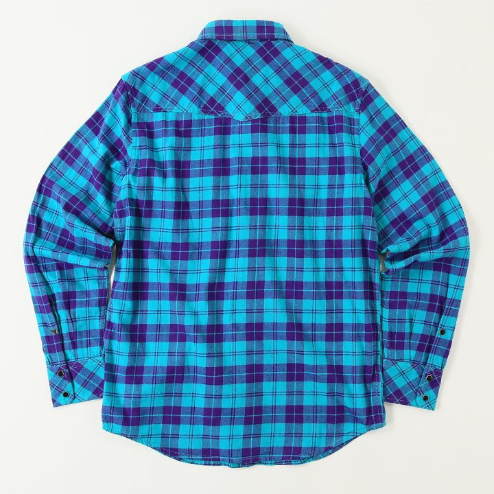 DIESEL / 長袖シャツ/S/コットン/YLW/オンブレチェック/ダメージ加工 DIESEL（ディーゼル） 長袖シャツ メンズ レディース 男女兼用