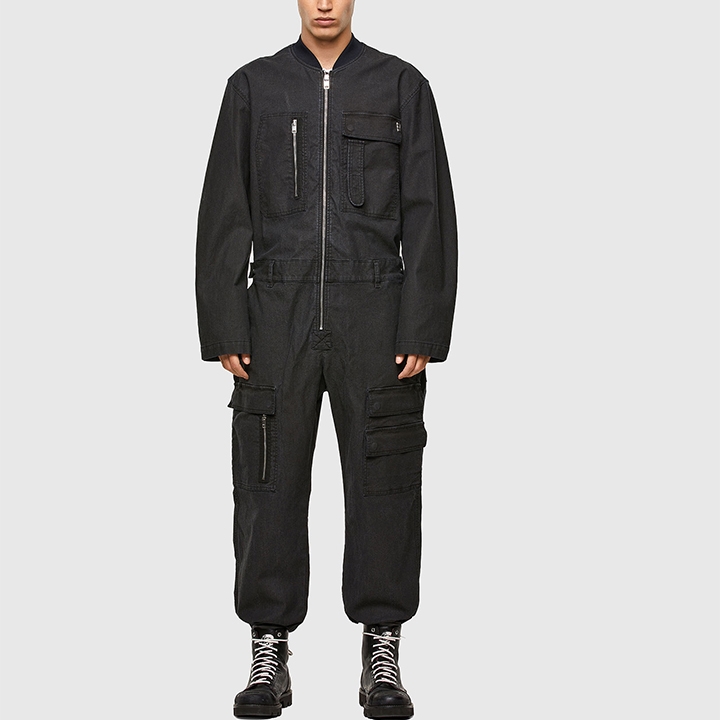DIESEL★ジョグジーンズ ジャンプスーツ デニム インディゴブルー XS DIESEL ディーゼル ジョグジーンズ デニムジャンプスーツ XS