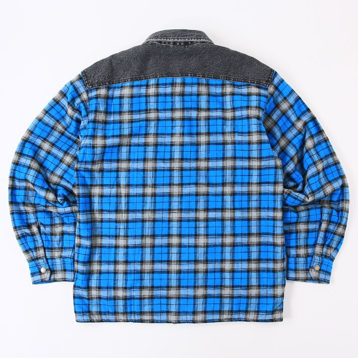 DIESEL ディーゼル 長袖フランネルパデッドシャツ メンズ