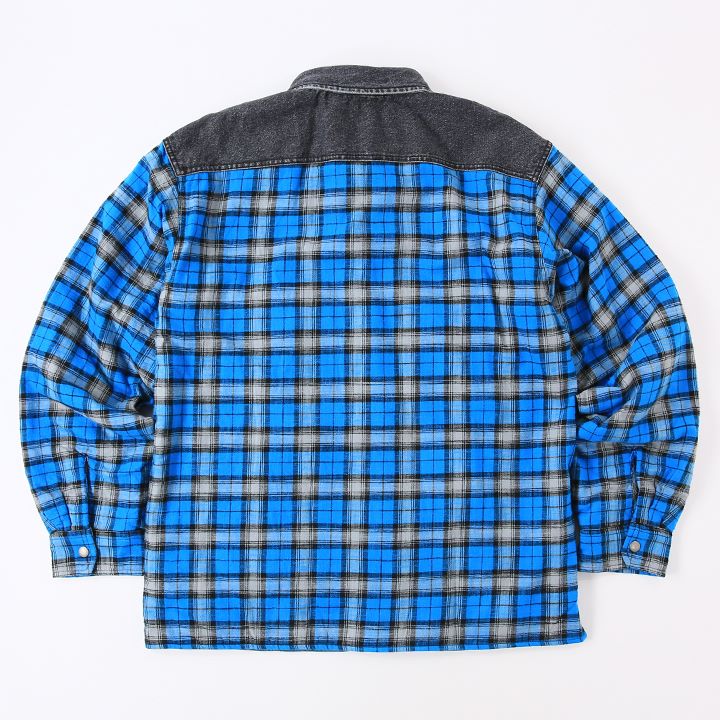 DIESEL ディーゼル 長袖フランネルパデッドシャツ メンズ