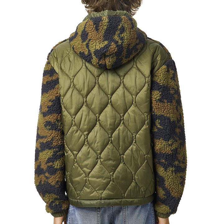 DIESEL（ディーゼル） ジップアップパーカー メンズ 迷彩柄