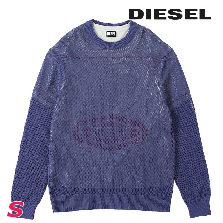 DIESEL（ディーゼル） 半袖Tシャツ カットソー メンズ 長袖メッシュ