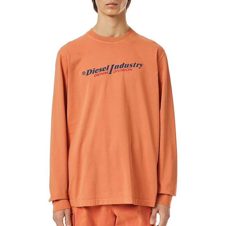 【関送無料】 Diesel ディーゼル Just 長袖 ロゴ Tシャツ ディーゼル メンズ Tシャツ 長袖 DIESEL ブランド ロンT