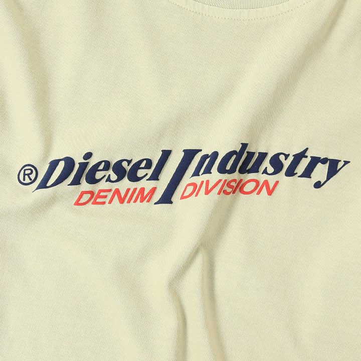 DIESEL ディーゼル 長袖Tシャツ カットソー メンズ ロゴプリント