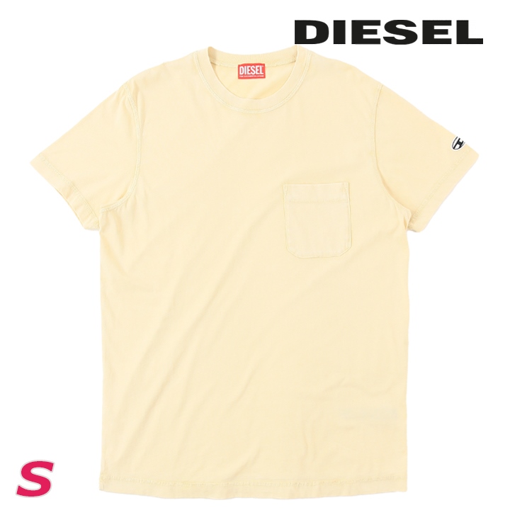 DIESEL◆T HOLDY/半袖カットソー/M/コットン/YLW Yahoo!オークション - DIESEL T HOLDY/半袖カットソー/M
