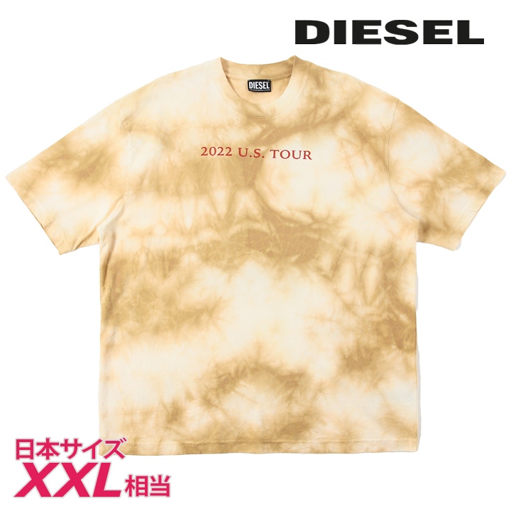 DIESEL タイダイ柄Tシャツ DIESEL ディーゼル 半袖Tシャツ カットソー メンズ タイダイ柄