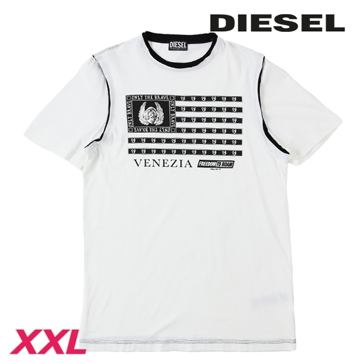 国内発送 DISEL/ディーゼル プリント 半袖コットンＴシャツ 楽天市場】ディーゼル 半袖Tシャツ DIESEL T-DIEGOR-G2 メンズ