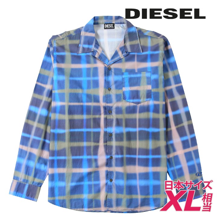 DIESEL（ディーゼル） 長袖シャツ メンズ チェック柄 オーバルDワン