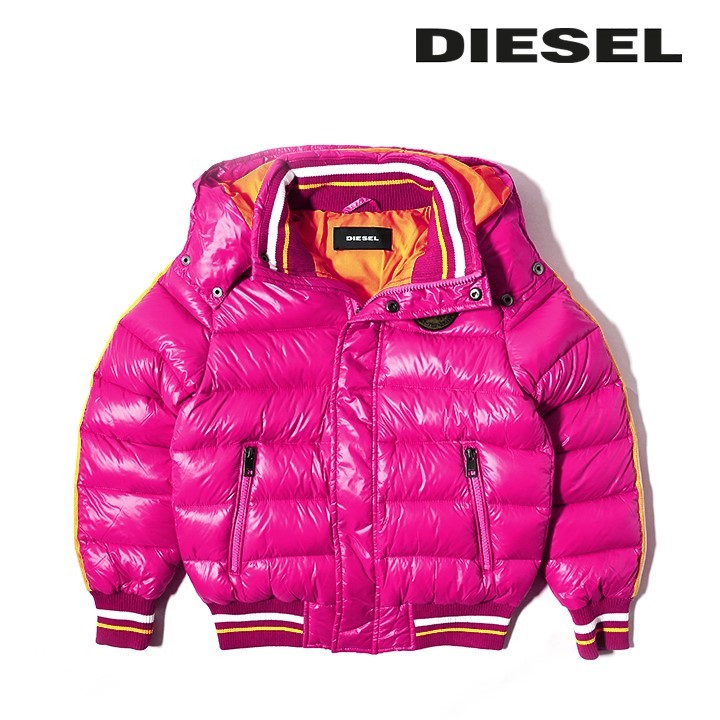 【午後の紅茶】DIESELキッズ　ダウンジャケット セール】DIESEL（ディーゼル）Kids & Junior フーディー(フード