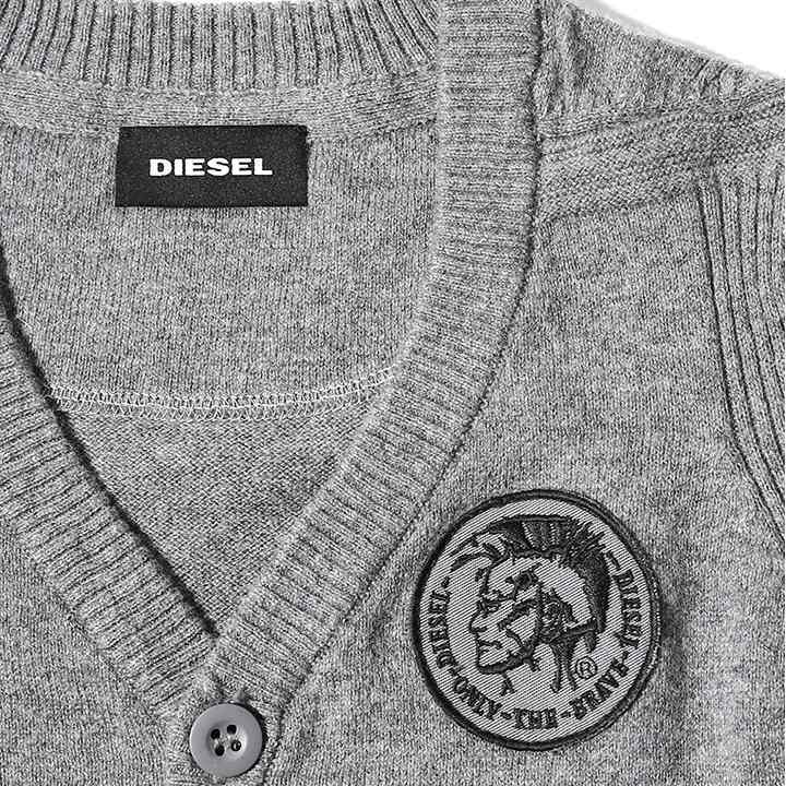 ディーゼルキッズ DIESEL KID 長袖ニットカーディガン ジュニア ボーイ