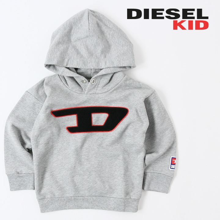 ディーゼルキッズ DIESEL KID 長袖スウェットパーカー ジュニア ボーイ