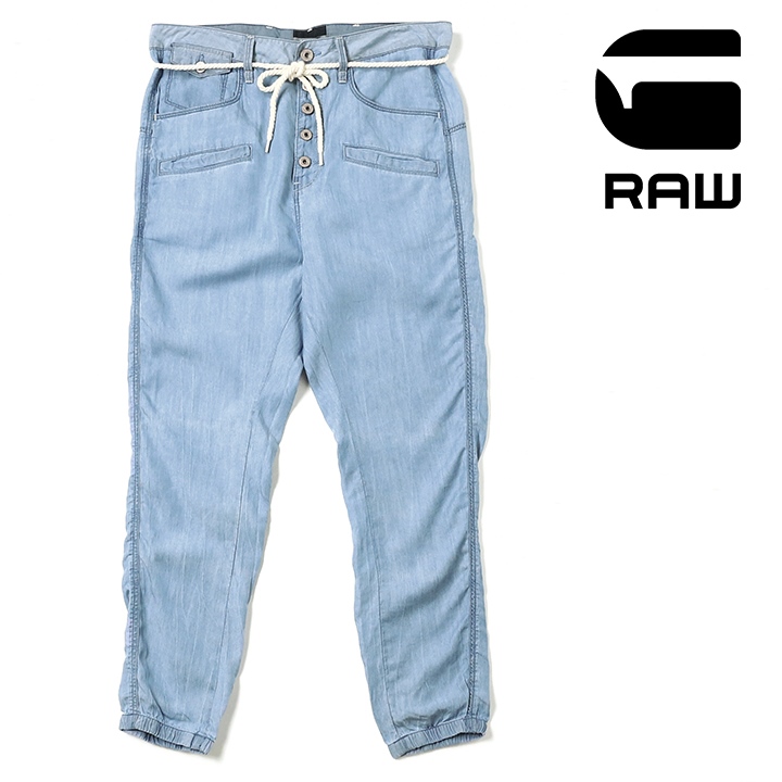 ジースターロウ G-Star RAW ルーズパンツ レディース ウエスト紐ベルト