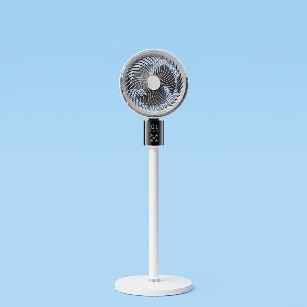 新品未使用！サーキュレーター扇風機　 マイナスイオン　AI自動調節 サーキュレーター 扇風機 DCモーター 3D首振り 5000万個マイナスイオン